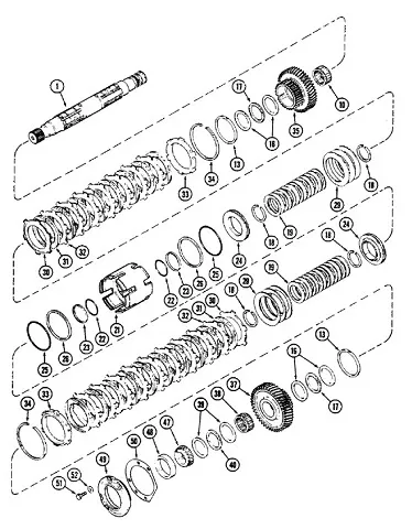 1286063C1 - Шайба 0,13мм толщ. фланца вала выходн. КПП TGT8./Mg.